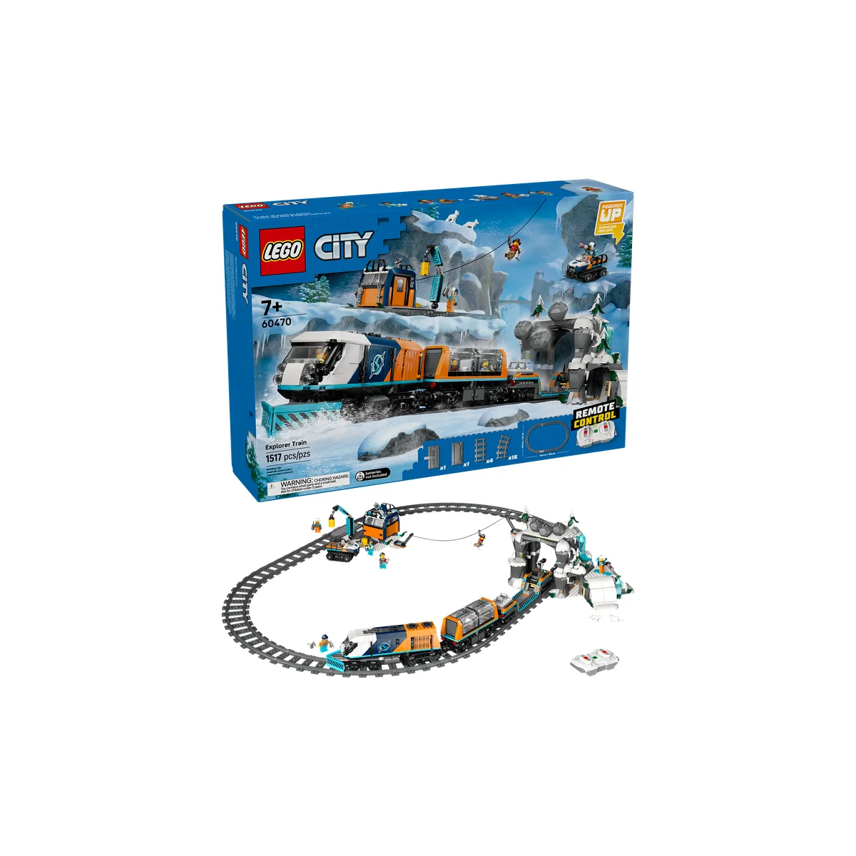 LEGO City Explorers� Arctic Polar Express Train Toy Vehicle Set 60470 - Image 4