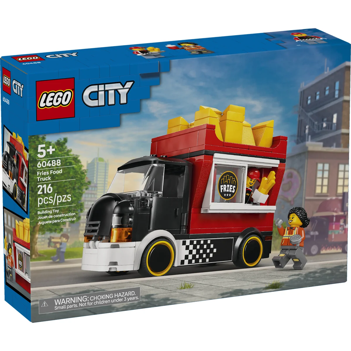 LEGO City Fries Food Truck - Toy Building Set 60488 - Image 2