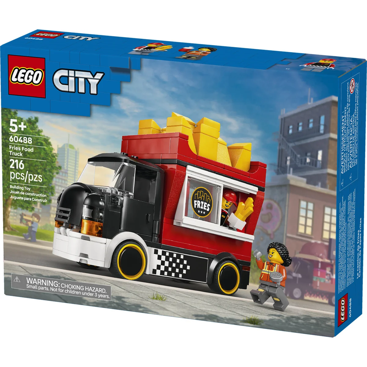 LEGO City Fries Food Truck - Toy Building Set 60488 - Image 3