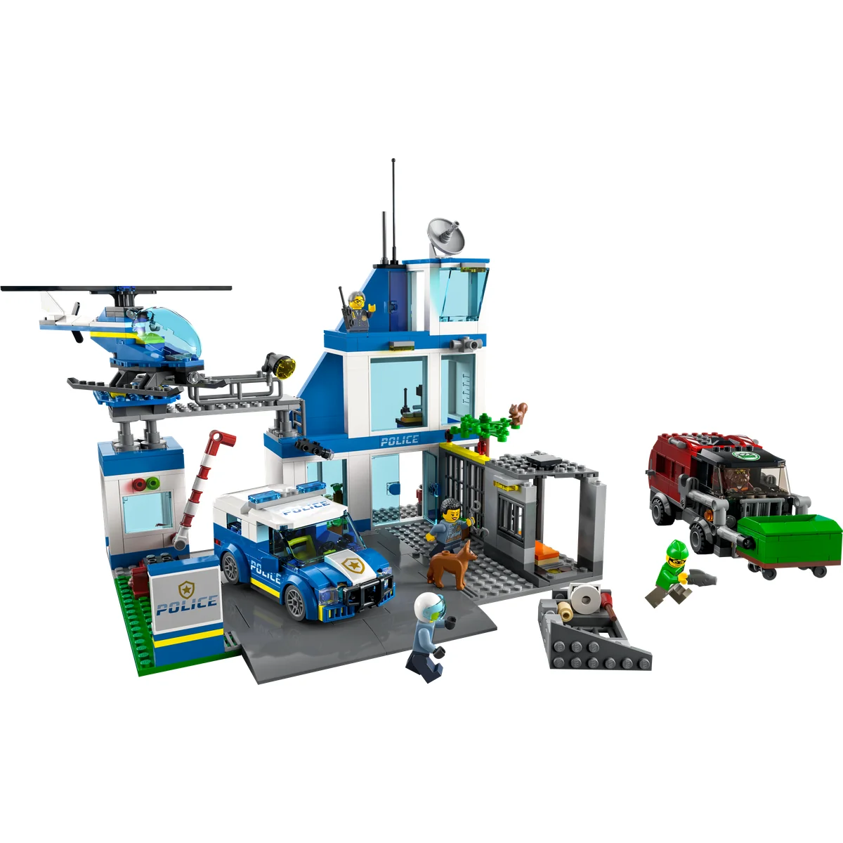 LEGO City Police Station Building Kit (668 Pieces) 60316 - Image 2