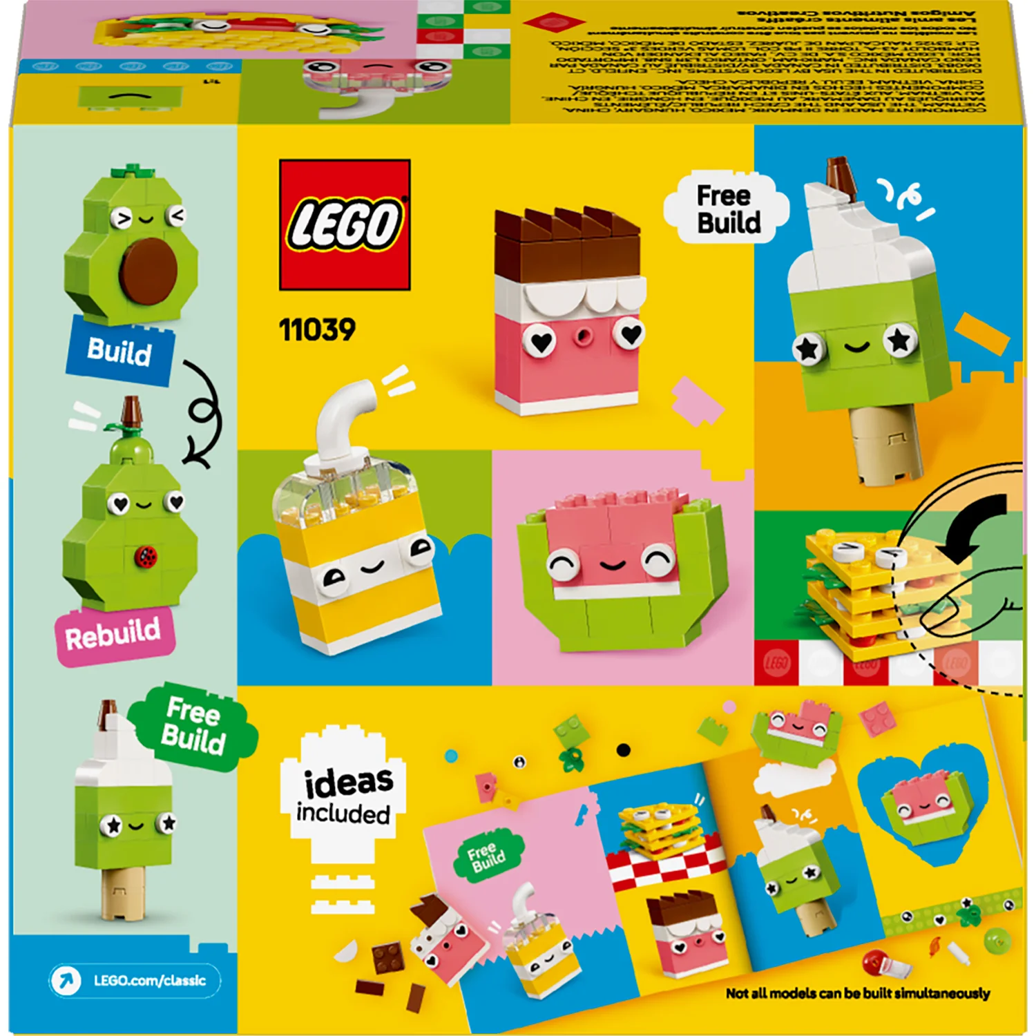LEGO Classic Creative Food Friends Building Toy 11039 - Image 2