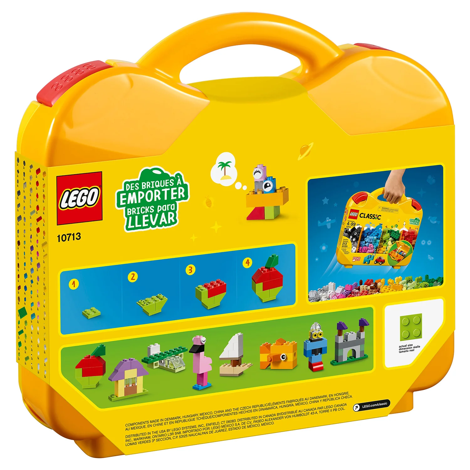 LEGO Classic Creative Suitcase Building Kit 10713 - Image 2