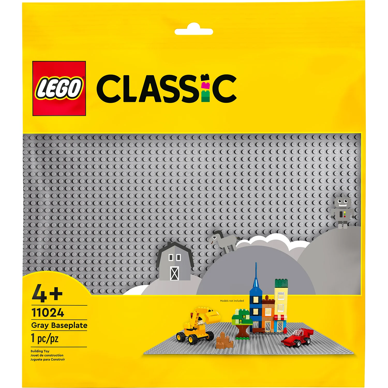 LEGO Classic Gray Baseplate 11024