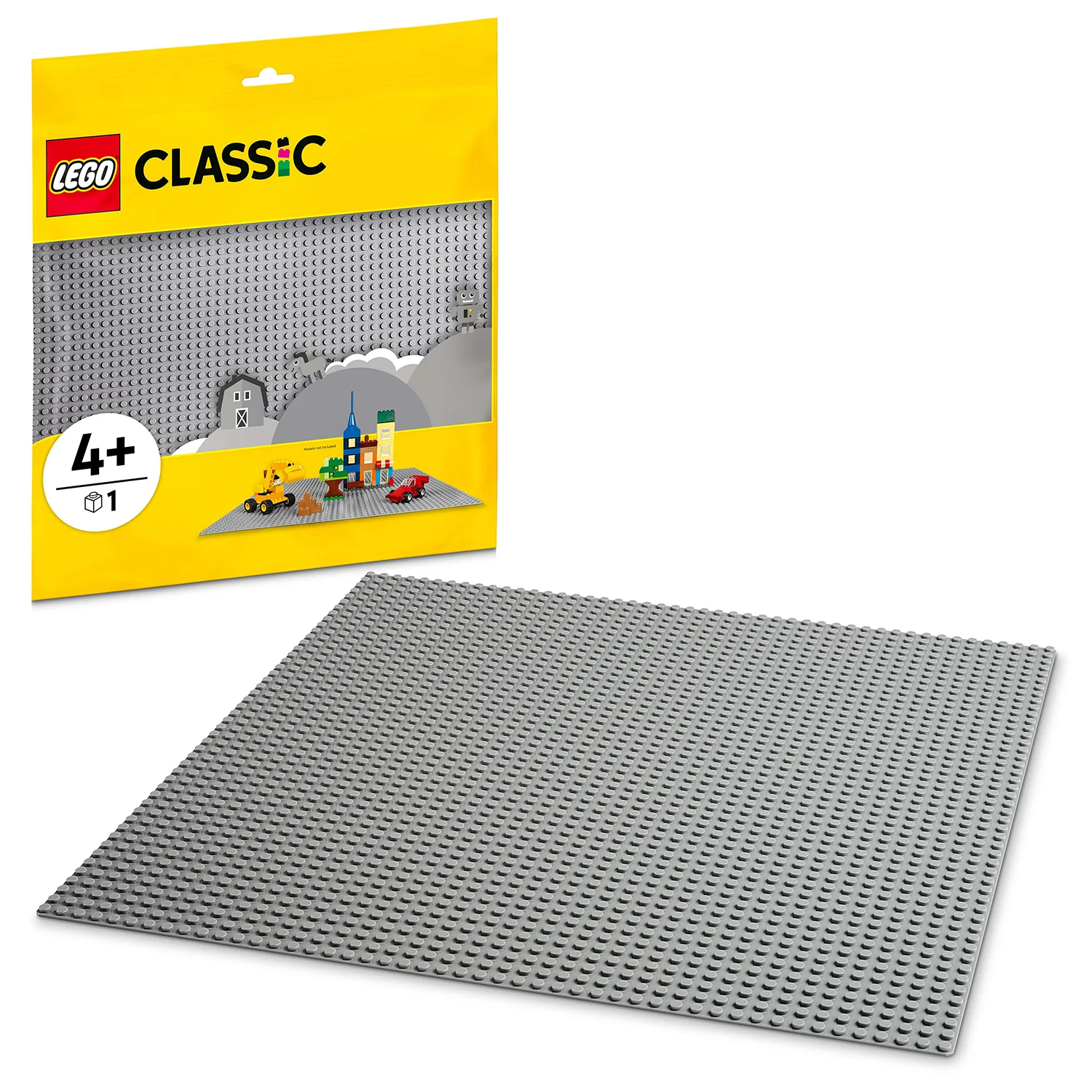 LEGO Classic Gray Baseplate 11024 - Image 4