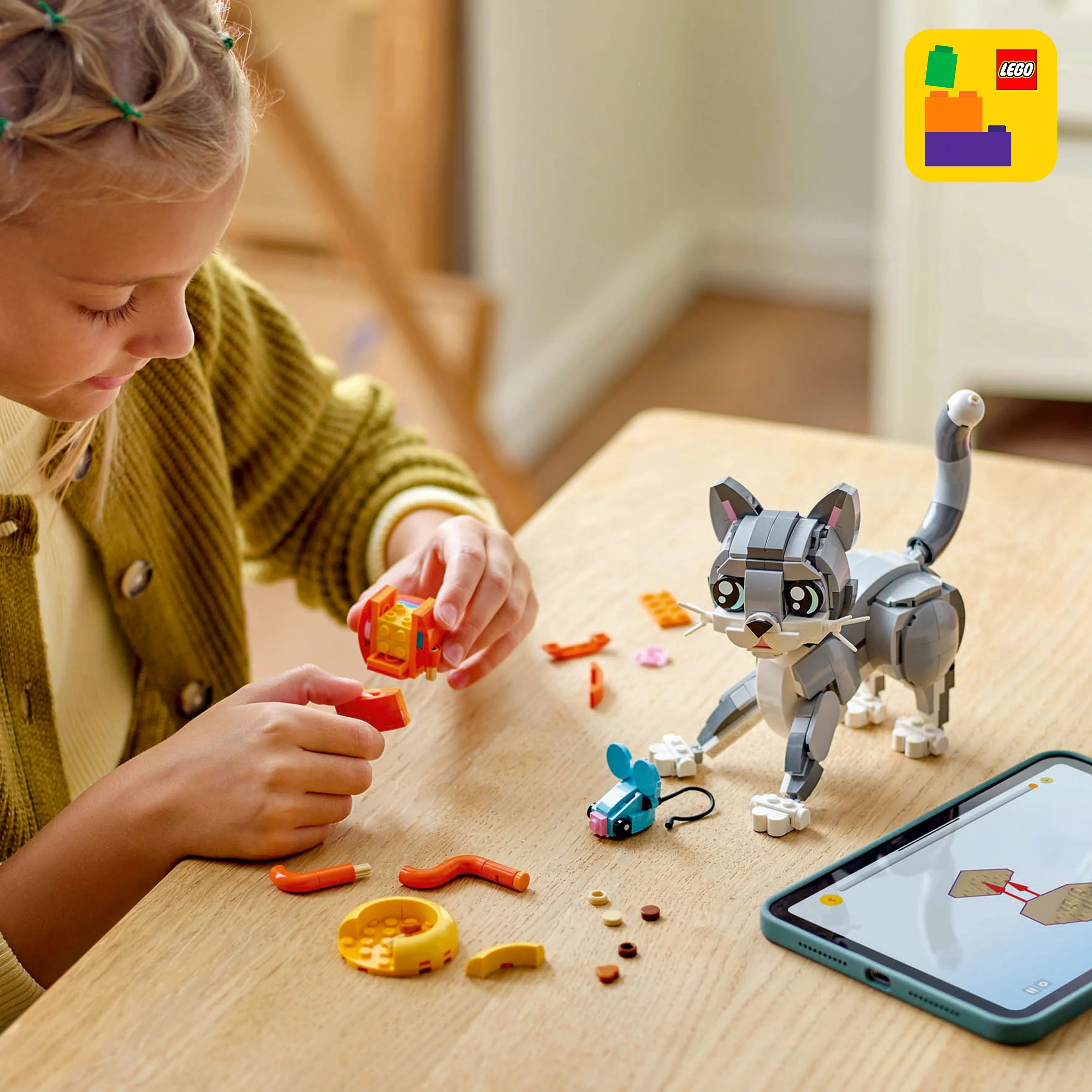 LEGO Creator 3 in 1 Playful Cat Building Toy 31163 - Image 3