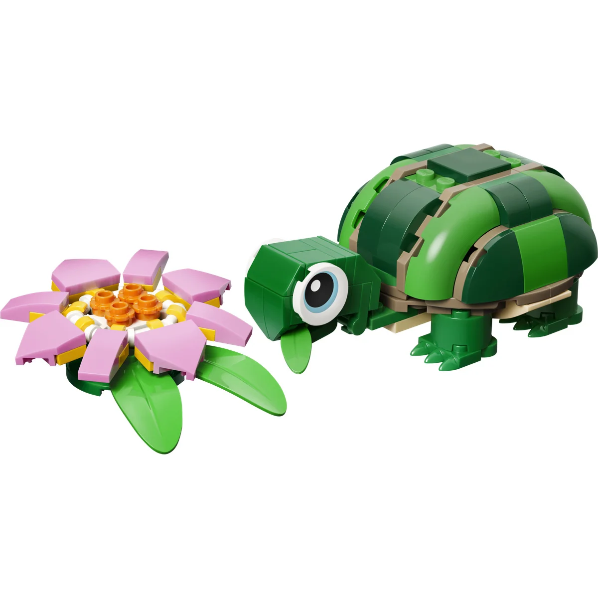 LEGO Creator 3 in 1 Turtle with a Water Lily Flower 31377 - Image 5