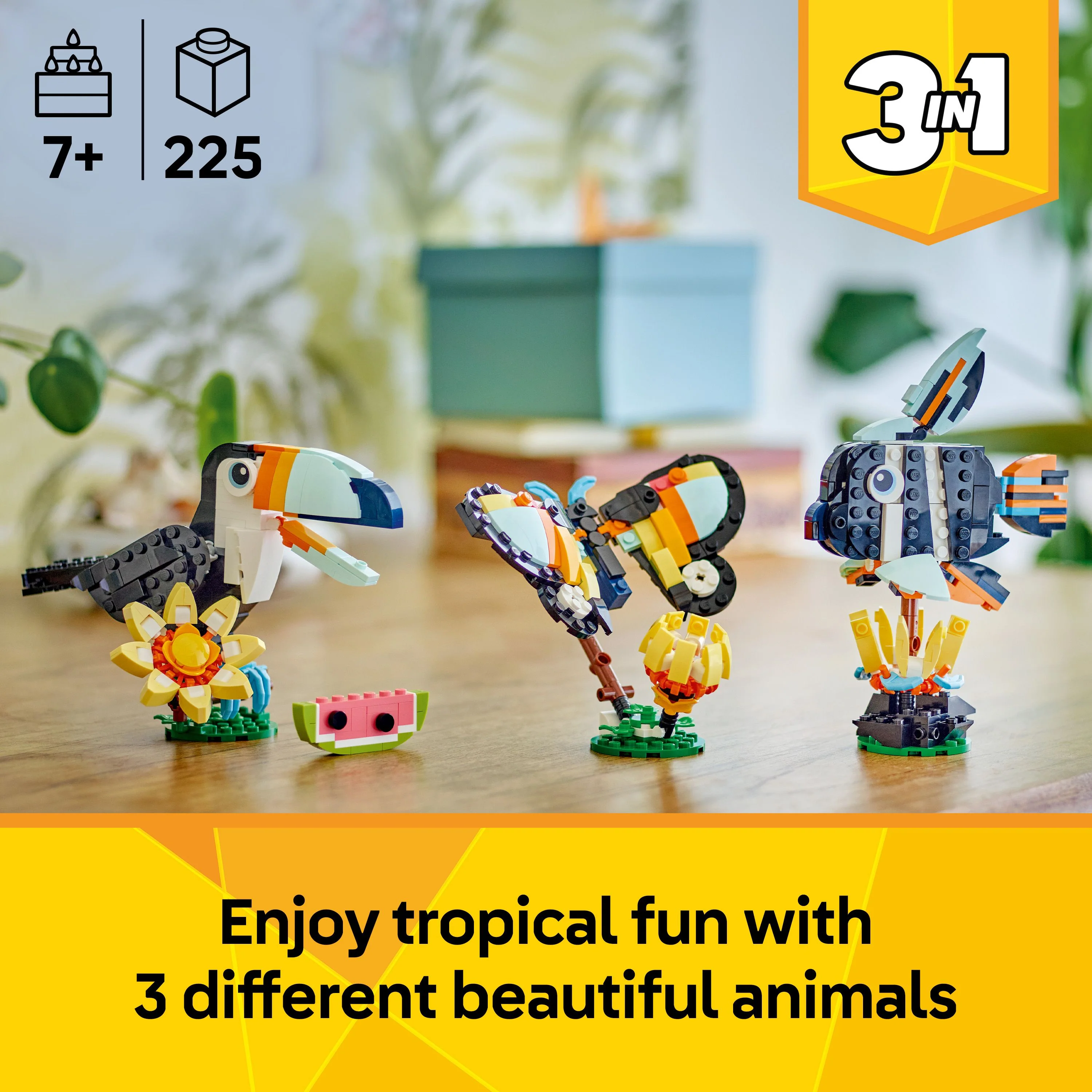 LEGO Creator 3 in 1 Wild Animals: Tropical Toucan 31173 - Image 6