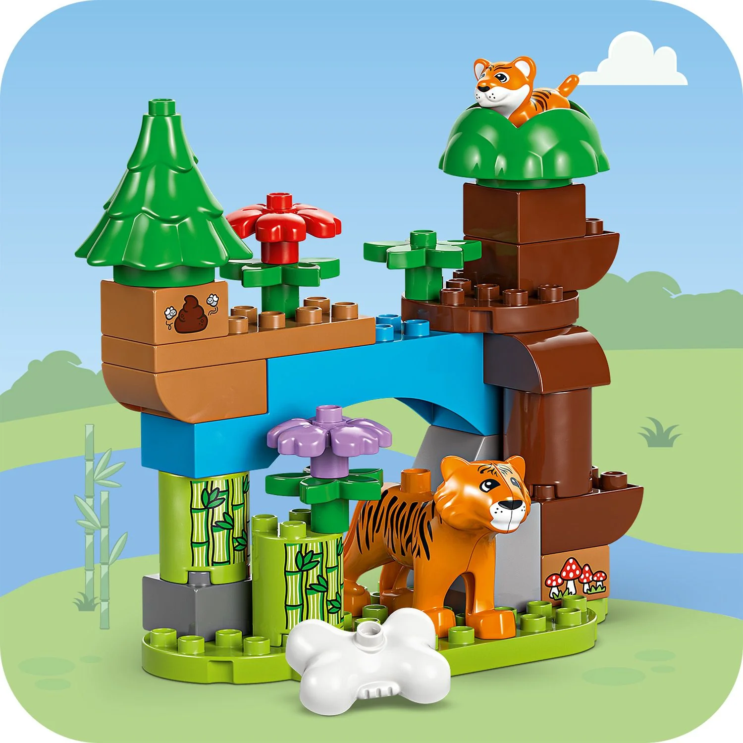 LEGO Duplo Town 3 in 1 Wild Animal Families Building Toy 10446 - Image 5
