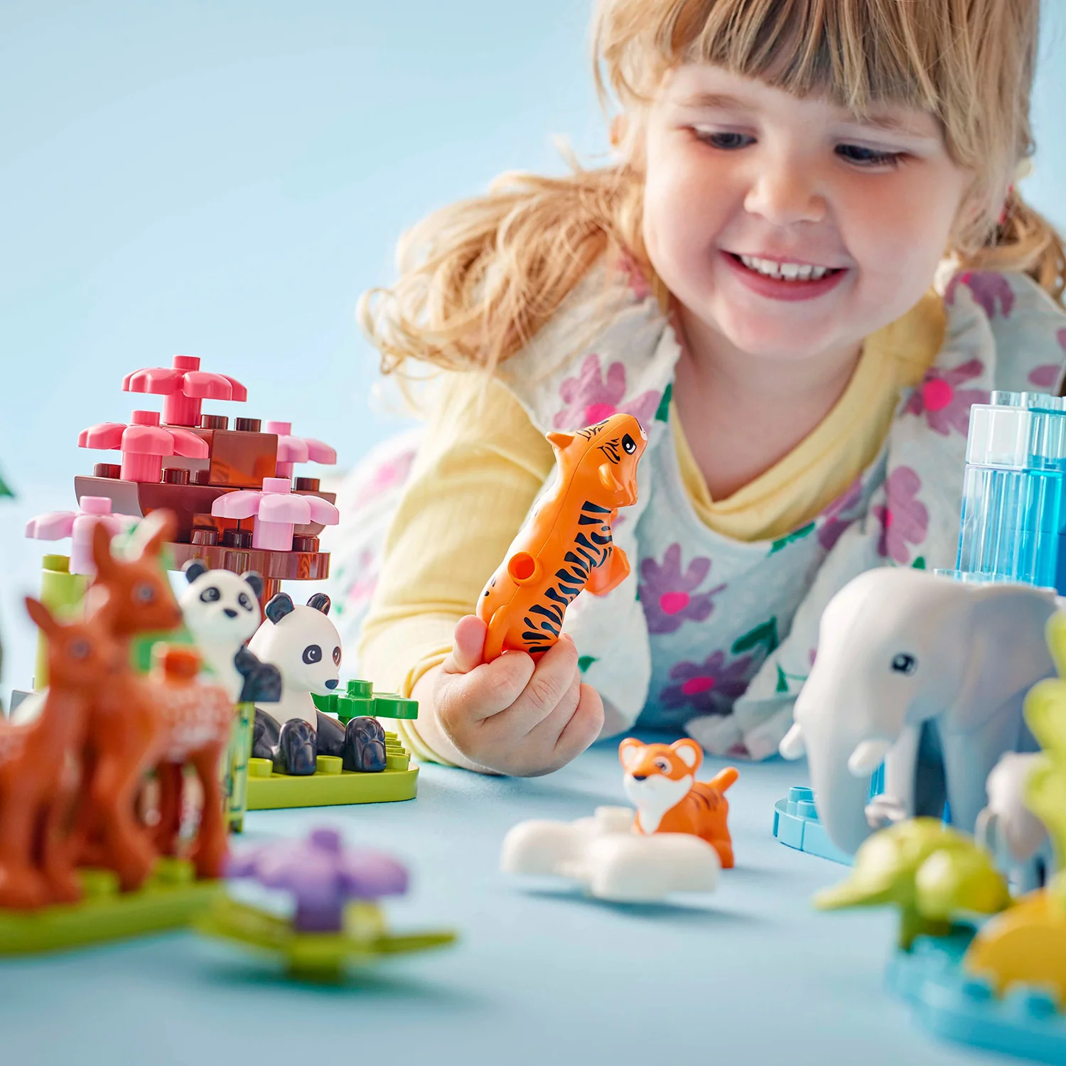 LEGO Duplo Town 3 in 1 Wild Animal Families Building Toy 10446 - Image 7