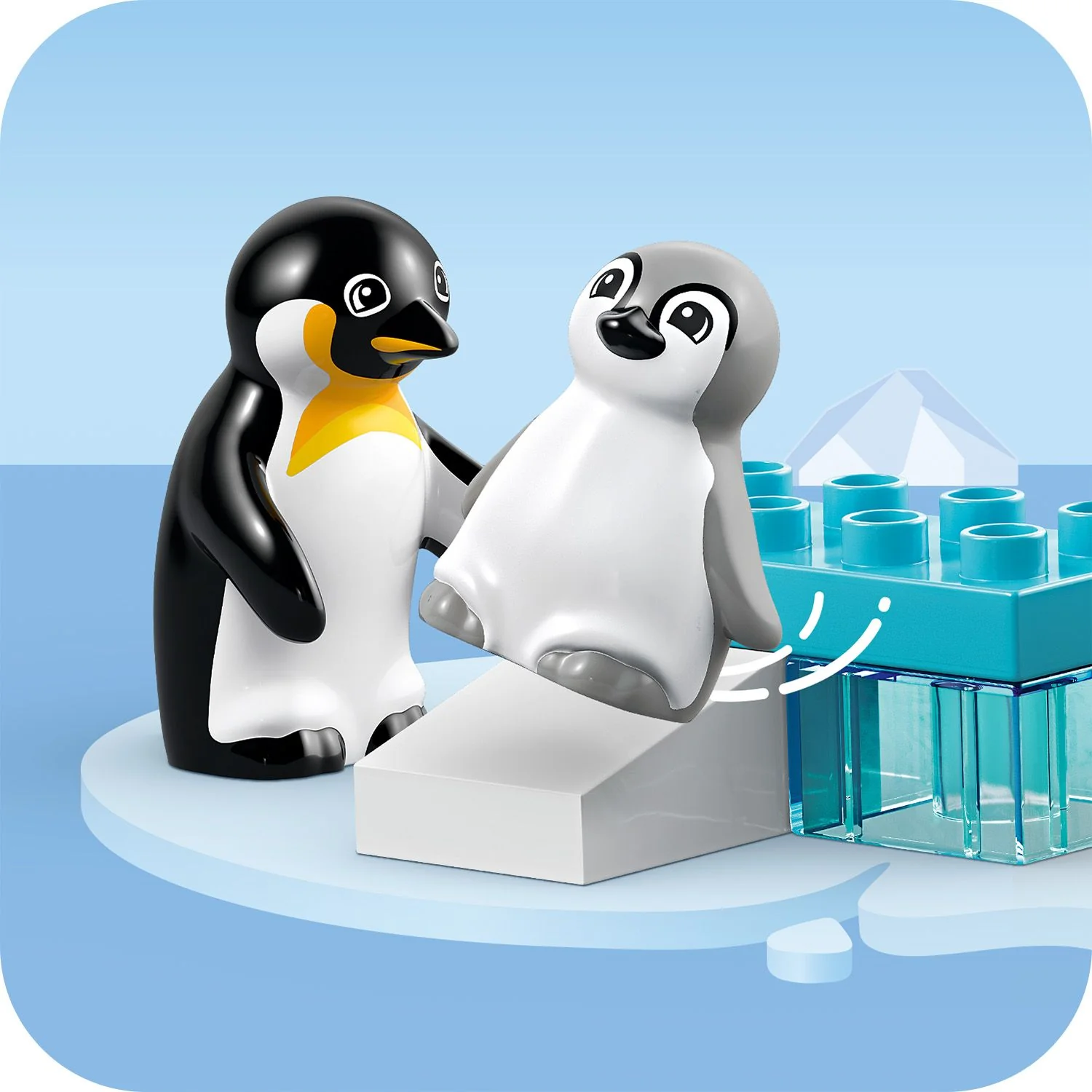 LEGO Duplo Town Wild Animal Families Penguins & Lions Building Toy 10442 - Image 5