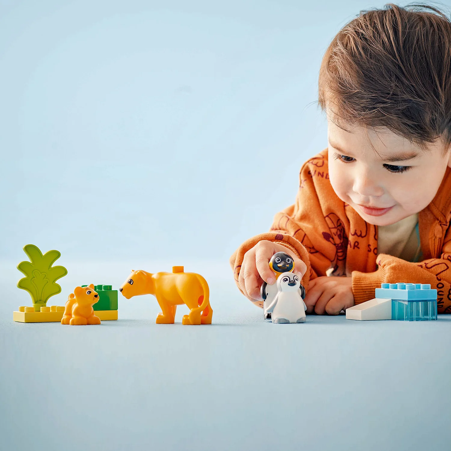 LEGO Duplo Town Wild Animal Families Penguins & Lions Building Toy 10442 - Image 6