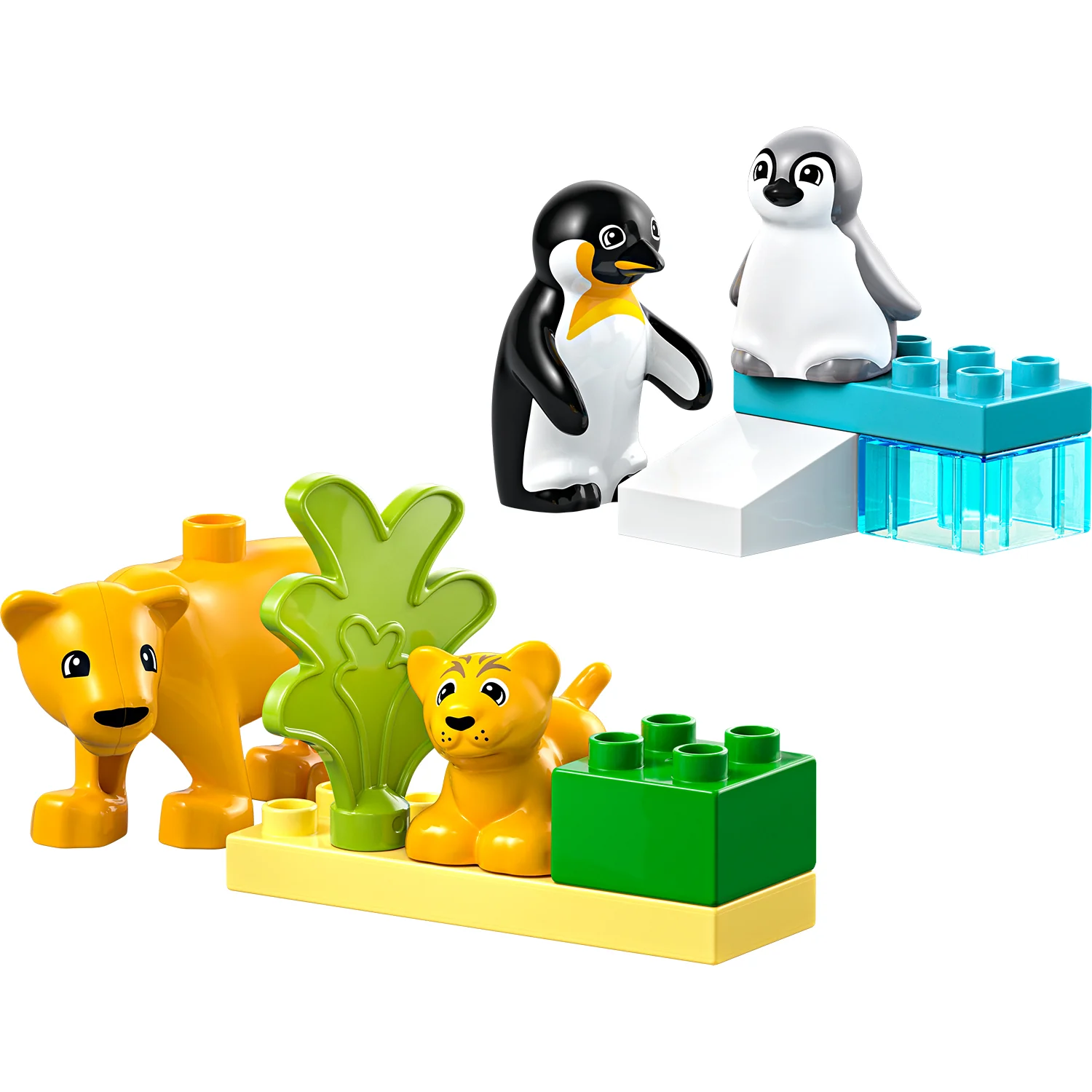 LEGO Duplo Town Wild Animal Families Penguins & Lions Building Toy 10442 - Image 7