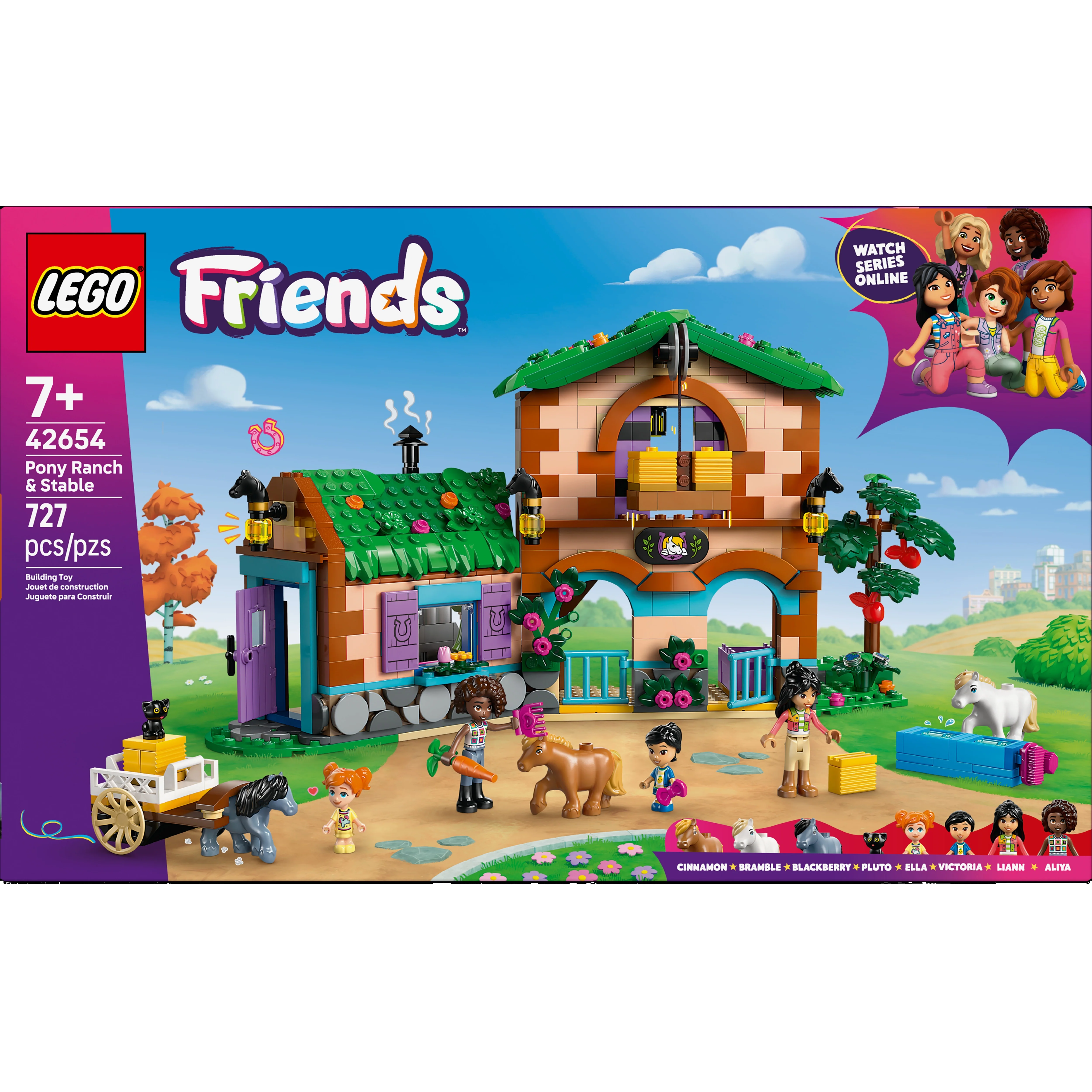 LEGO Friends Pony Ranch & Stable Building Toy 42654