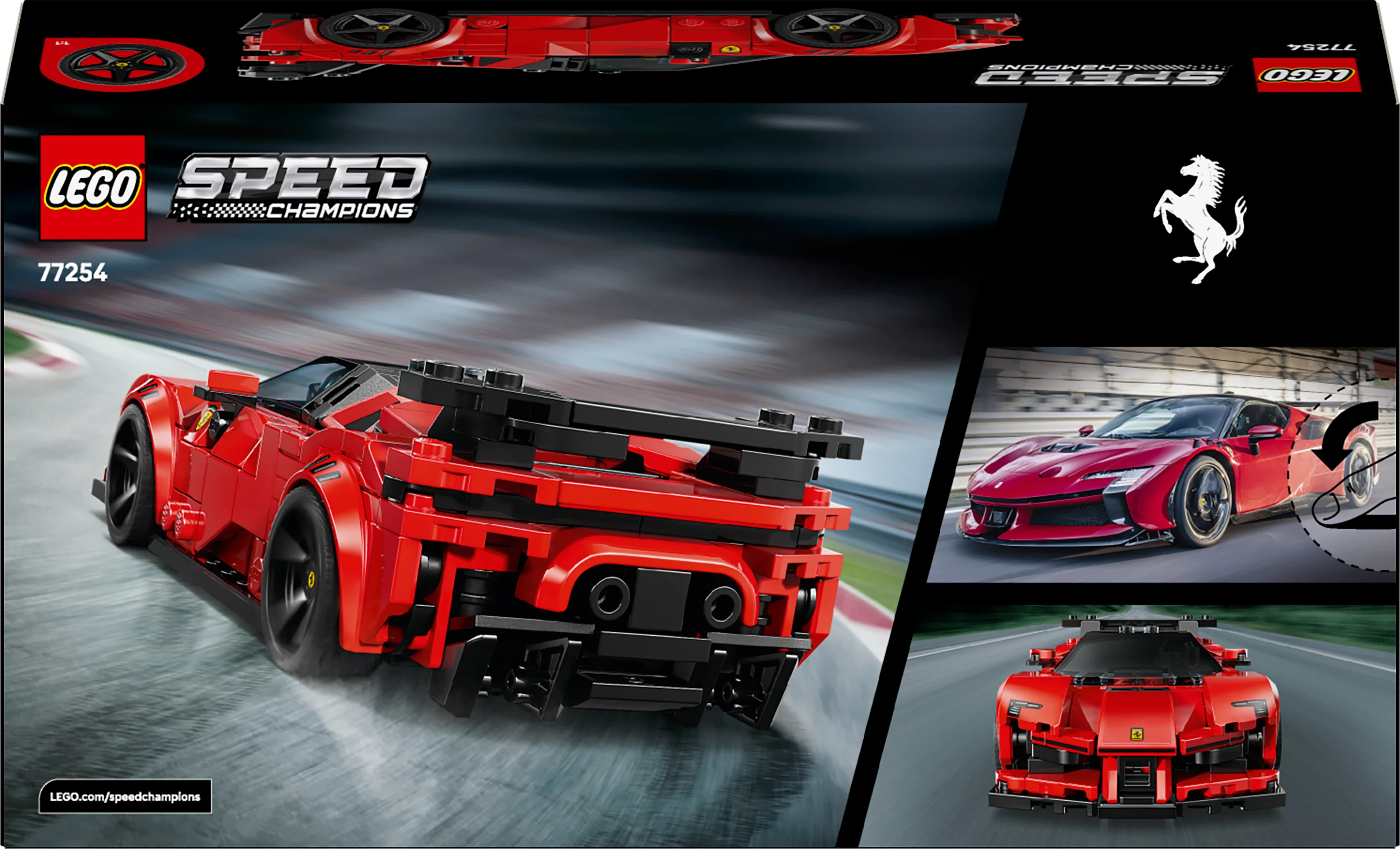 LEGO Speed Champions Ferrari SF90 XX Stradale Sports Car 77254 - Image 2