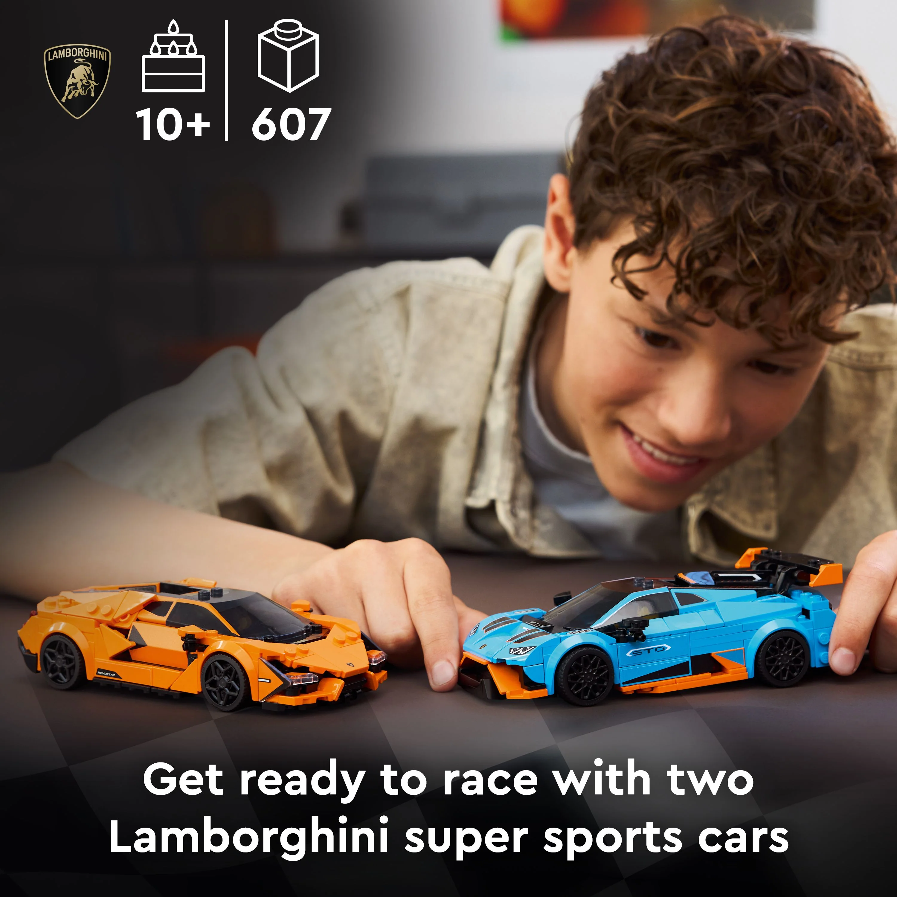 LEGO Speed Champions Lamborghini Revuelto & Huracan STO 77238 - Image 3