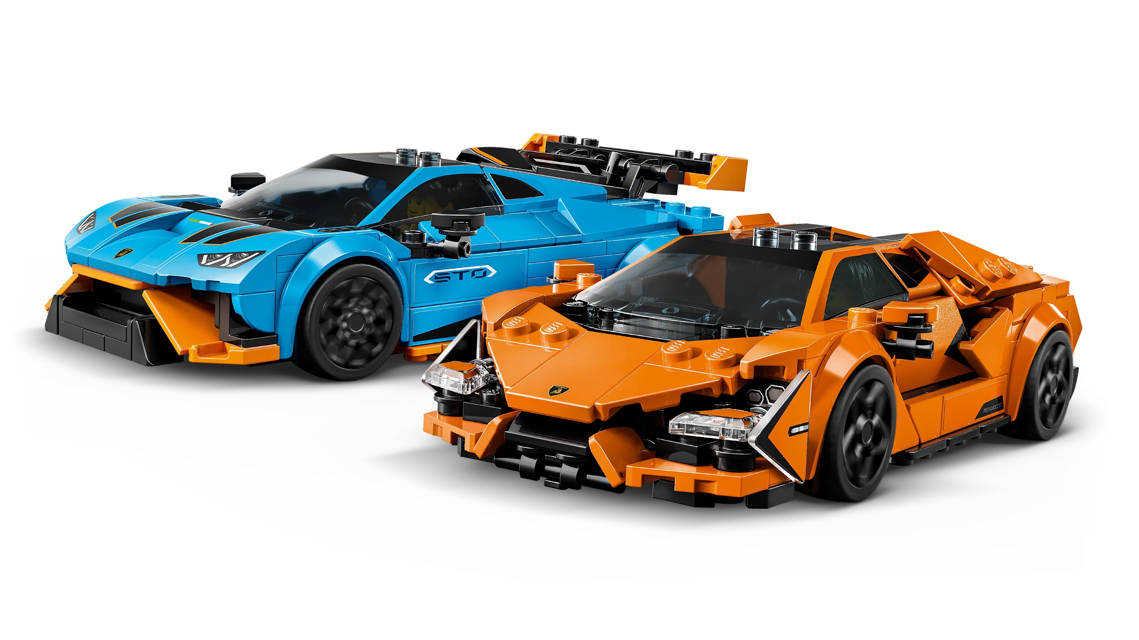 LEGO Speed Champions Lamborghini Revuelto & Huracan STO 77238 - Image 4