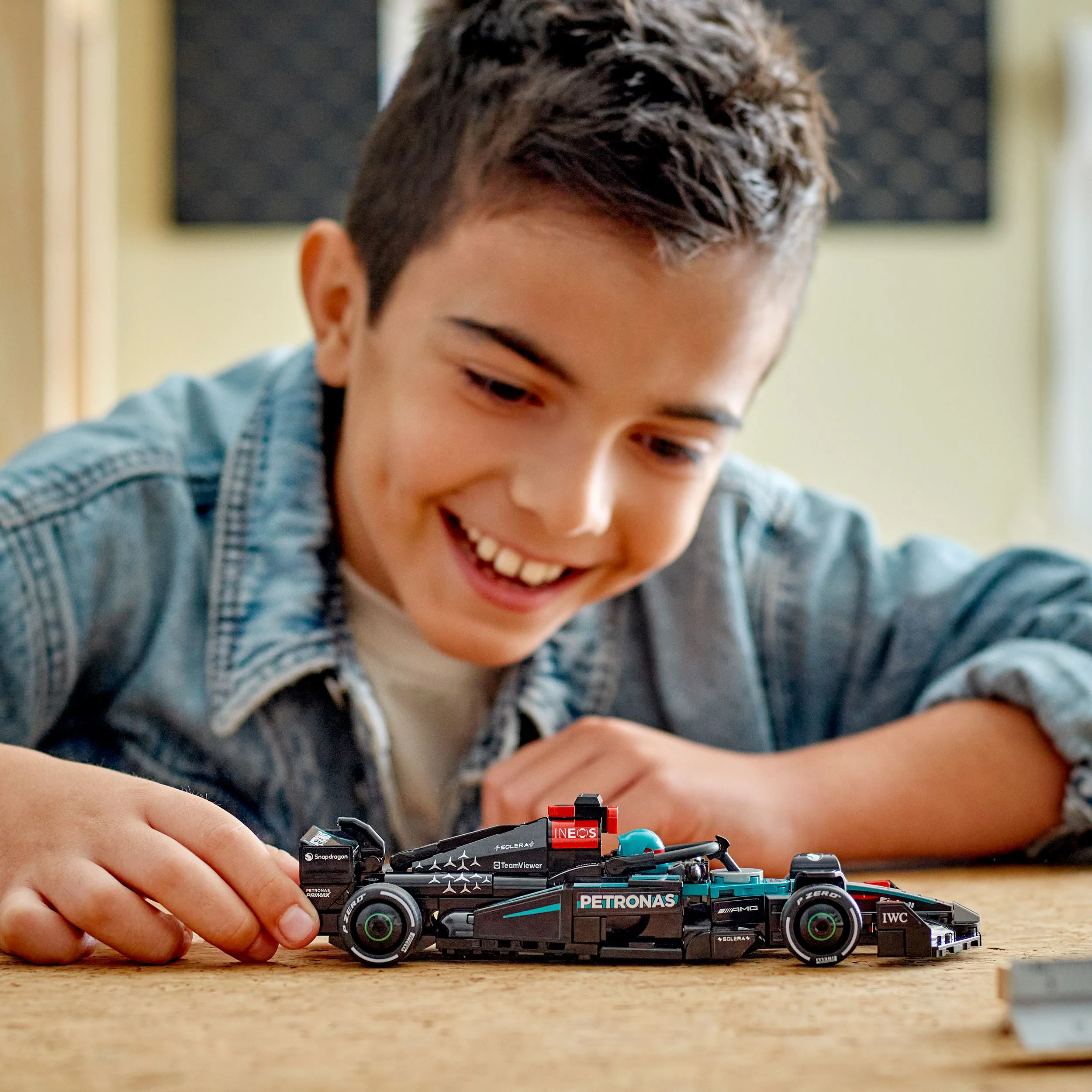 LEGO Speed Champions Mercedes-AMG F1 W15 Race Car Building Toy 77244 - Image 6
