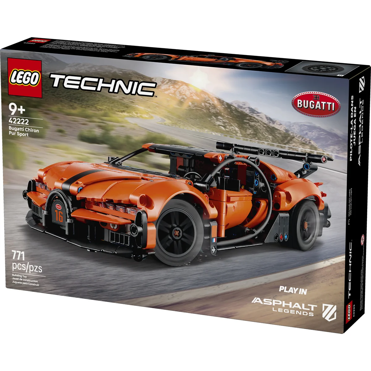 LEGO Technic Bugatti Chiron Pur Sport Hypercar 42222 - Image 3