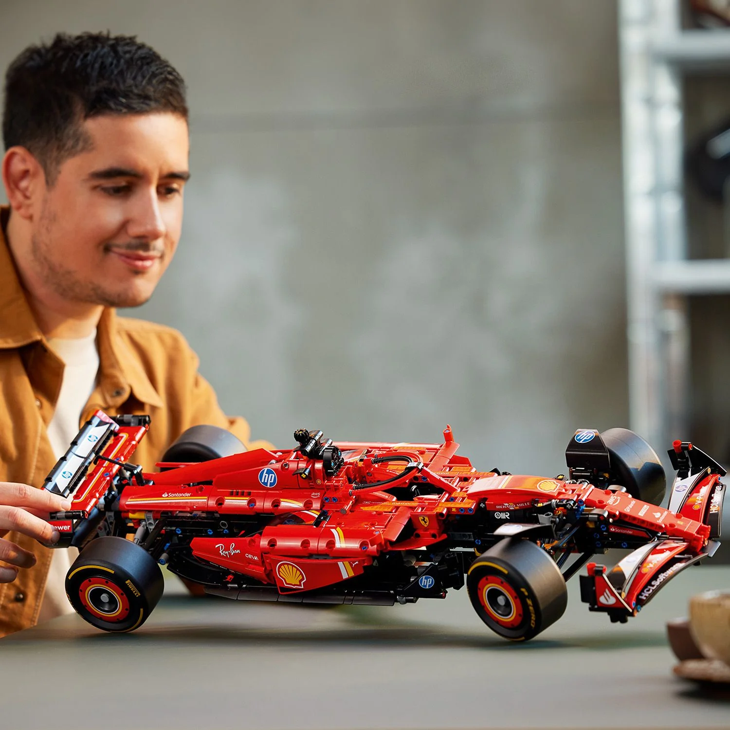 LEGO Technic Ferrari SF-24 F1 Car Model Kit for Adults 42207 - Image 8