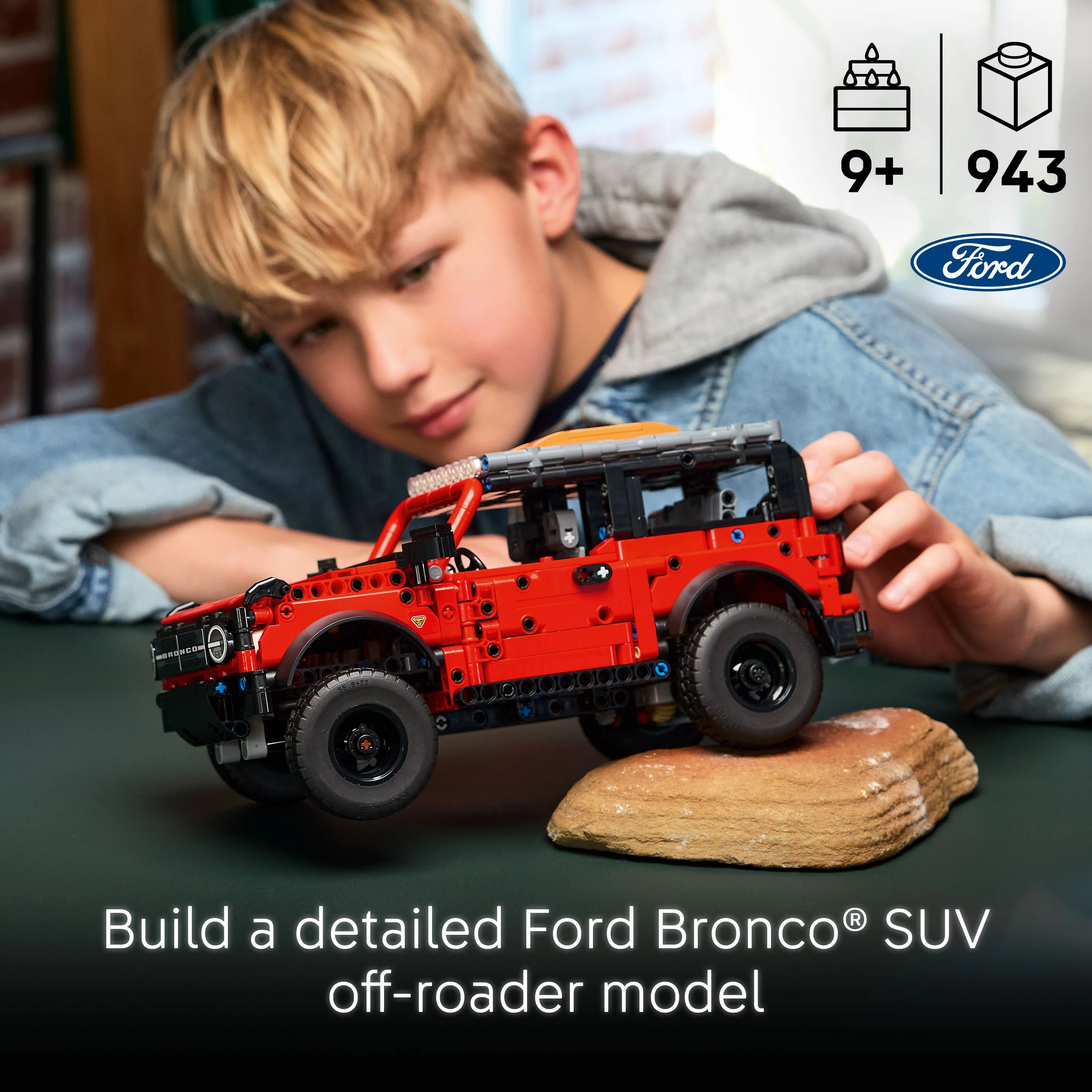 LEGO Technic Ford Bronco SUV Childrens Toy Car 42213 - Image 3