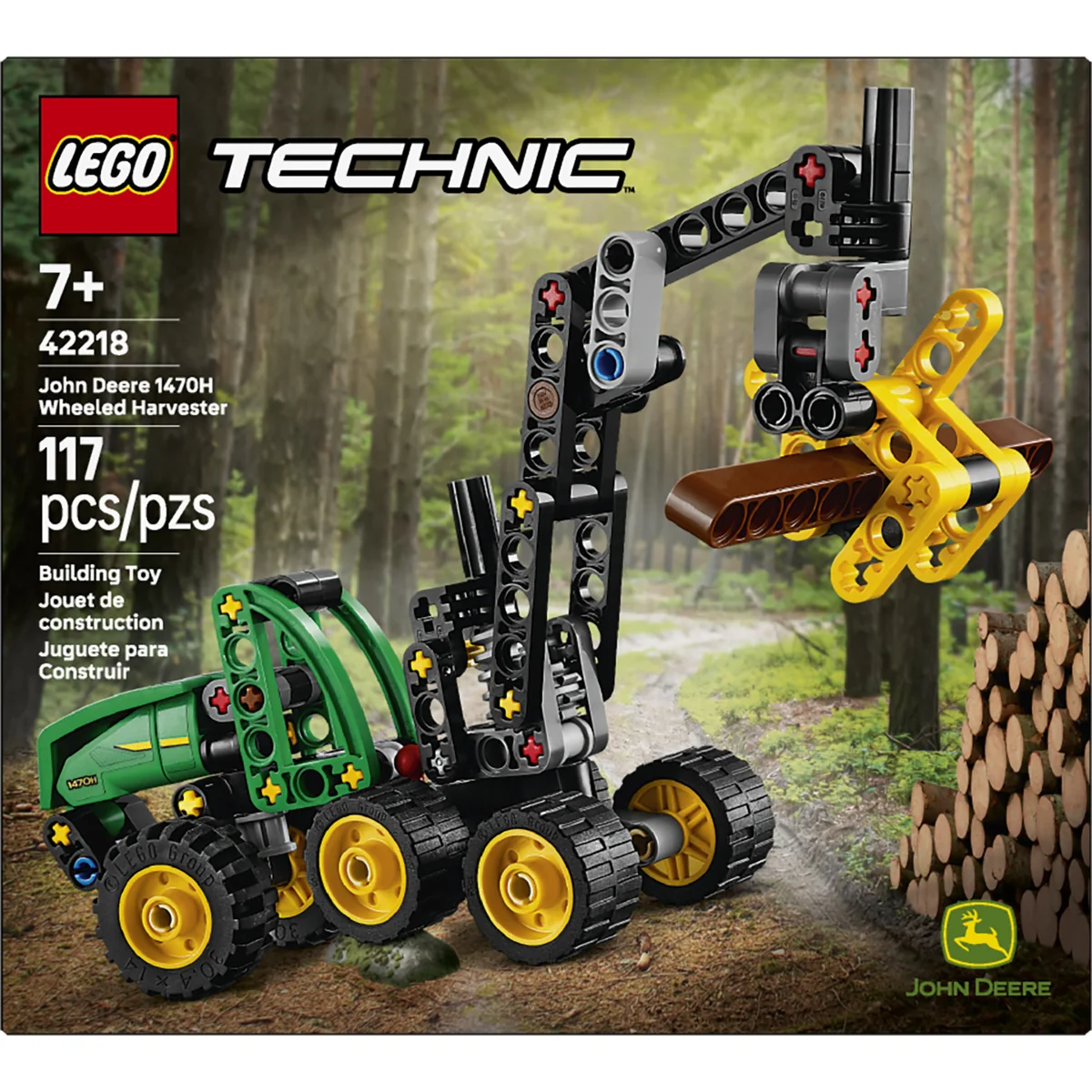 LEGO Technic John Deere 1470H Wheeled Harvester 42218