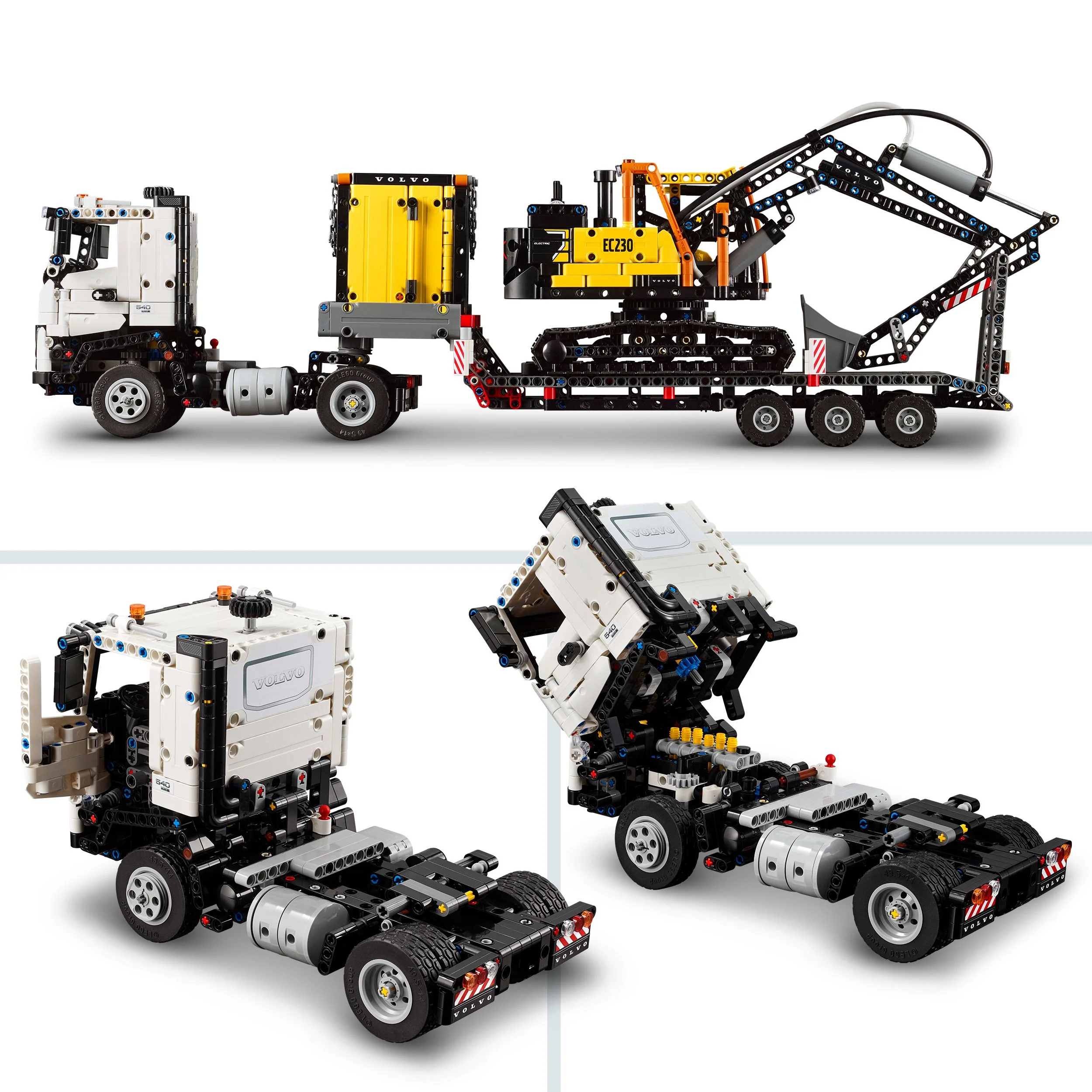 LEGO Technic Volvo FMX Truck & EC230 Electric Excavator Building Toy 42175 - Image 2