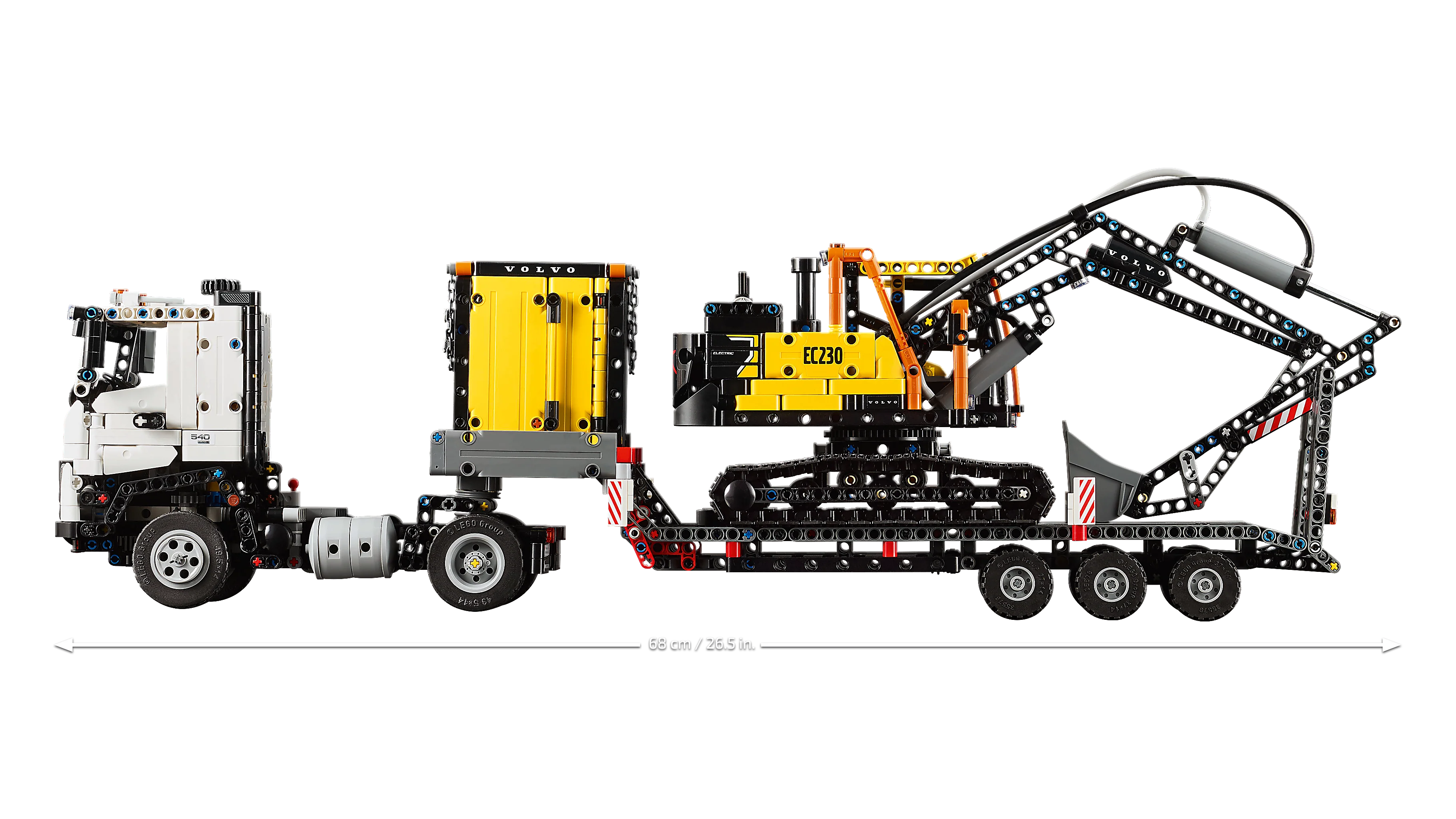 LEGO Technic Volvo FMX Truck & EC230 Electric Excavator Building Toy 42175 - Image 4