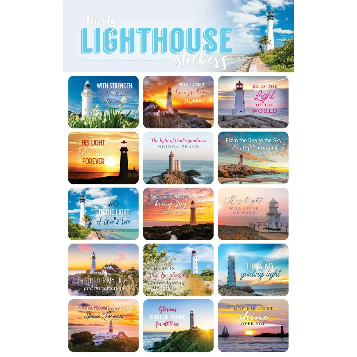 Lighthouse Stickers 63034