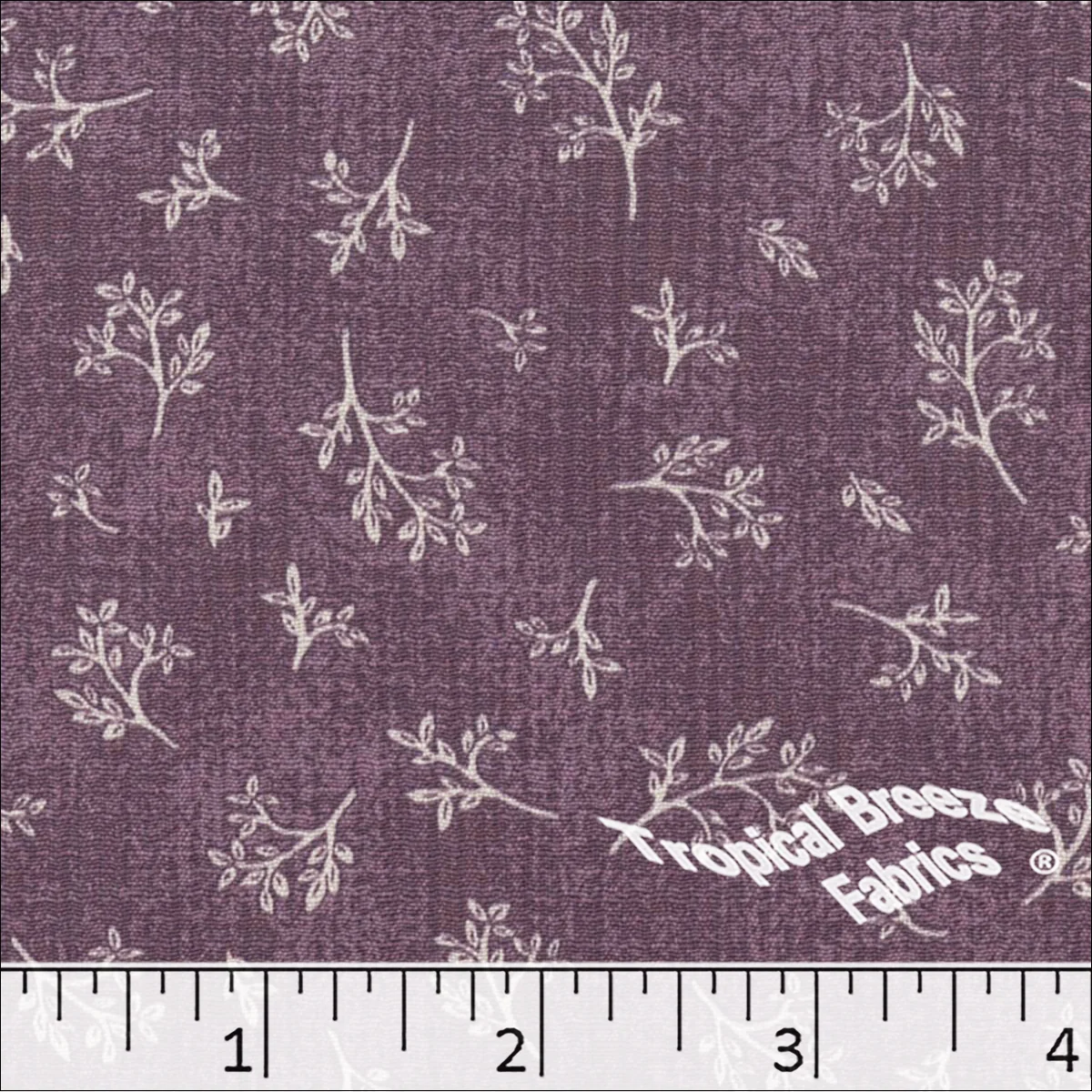 Linen Crepe Print Polyester Fabric 048617