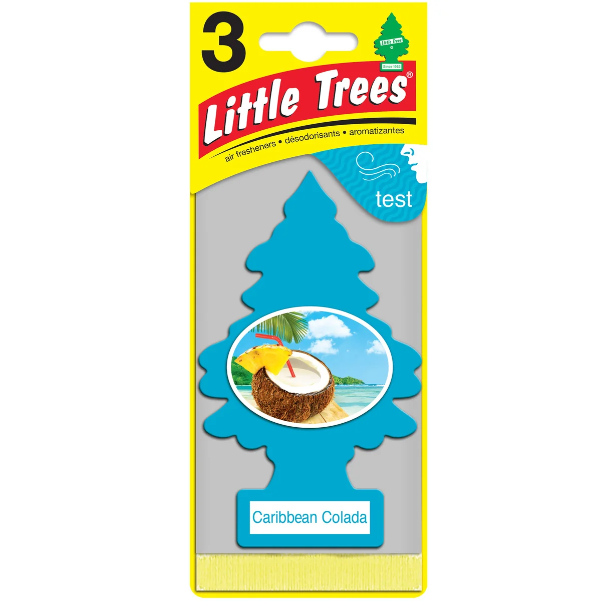 Air Freshener Caribbean Colada Fragrance 3-Pack