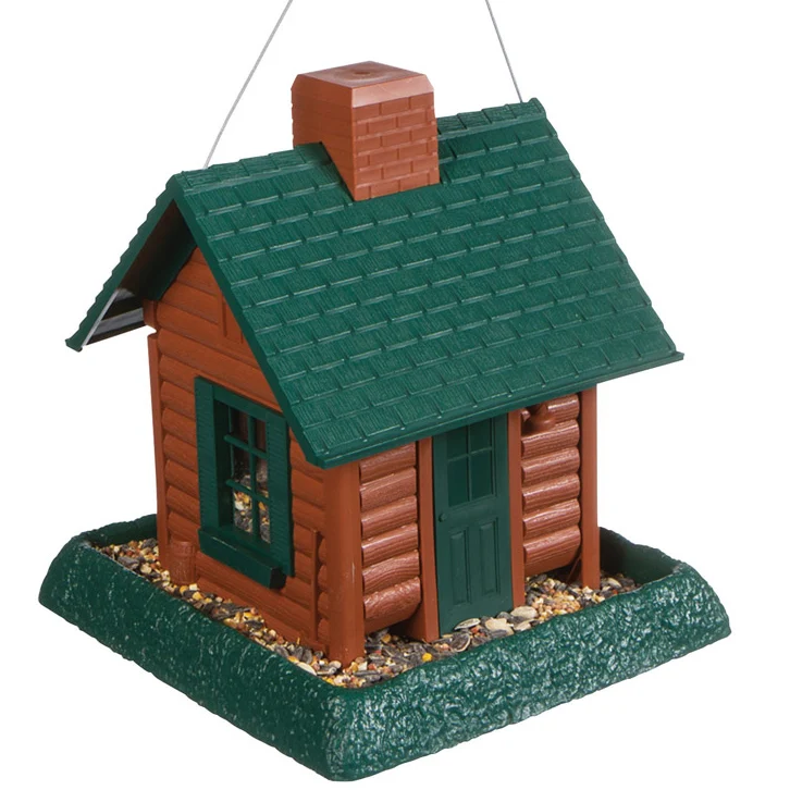 Log Cabin Bird Feeder 9083