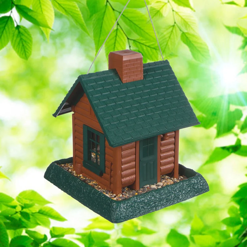 Log Cabin Bird Feeder 9083 - Image 2