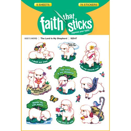 Lord is my Shepherd Stickers 92547