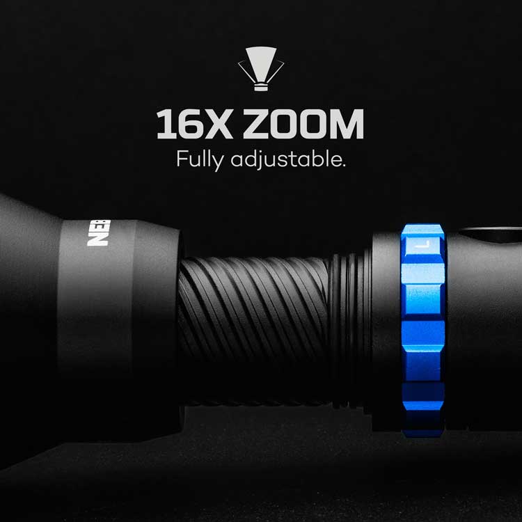 Luxtreme MZ60 Blueline 1000 Lumen Rechargeable LED Flashlight 0026 - Image 5