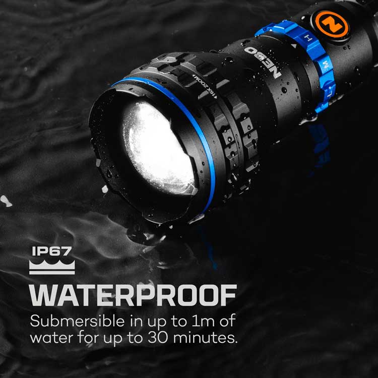 Luxtreme MZ60 Blueline 1000 Lumen Rechargeable LED Flashlight 0026 - Image 6