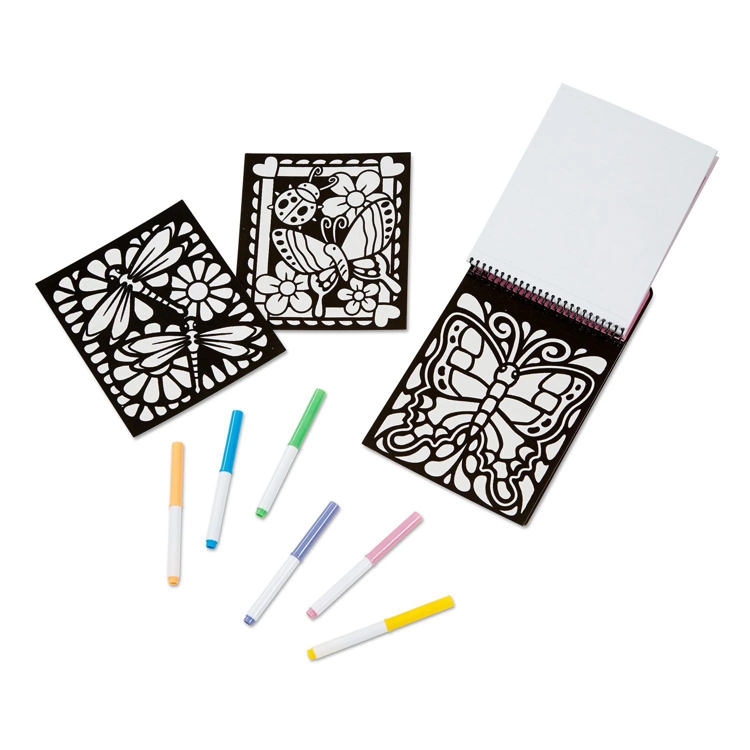 Magic Velvet Butterfly Scenes - ON the GO Travel Activity - 5394 - Image 2