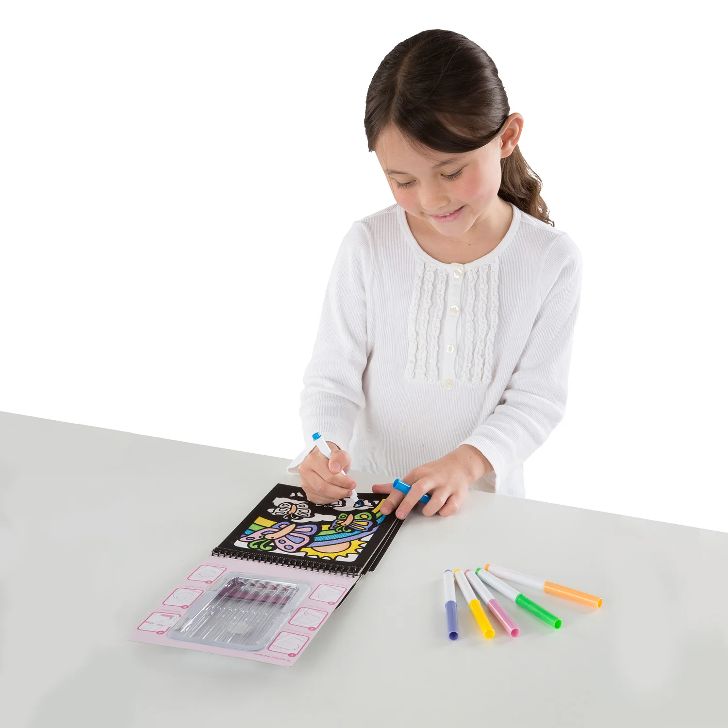 Magic Velvet Butterfly Scenes - ON the GO Travel Activity - 5394 - Image 3
