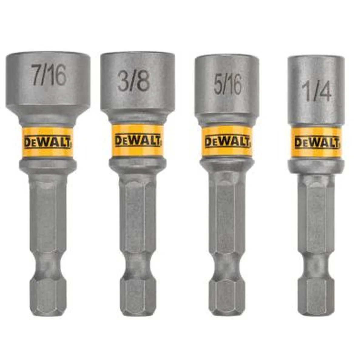 Magnetic 2 in. Steel Nut Driver Drill Bit Set (4-Piece) - Image 2
