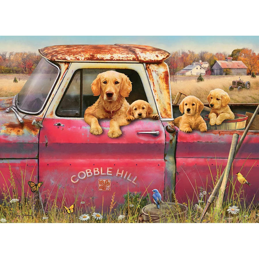 Mama and Puppies Puzzle 80116 1000 piece
