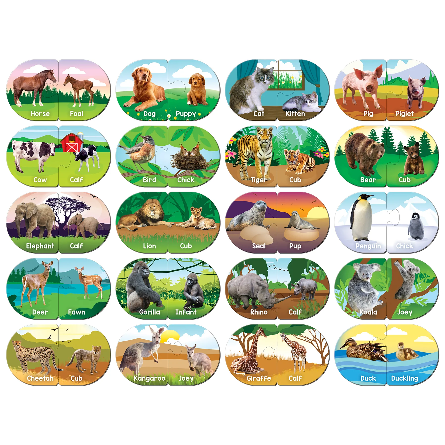 Matching Animals Educational Puzzles 11811 - Image 3