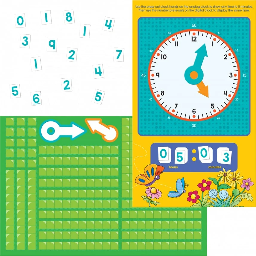 Math Basics Grade 2 Press-Out Workbook 02372 - Image 6