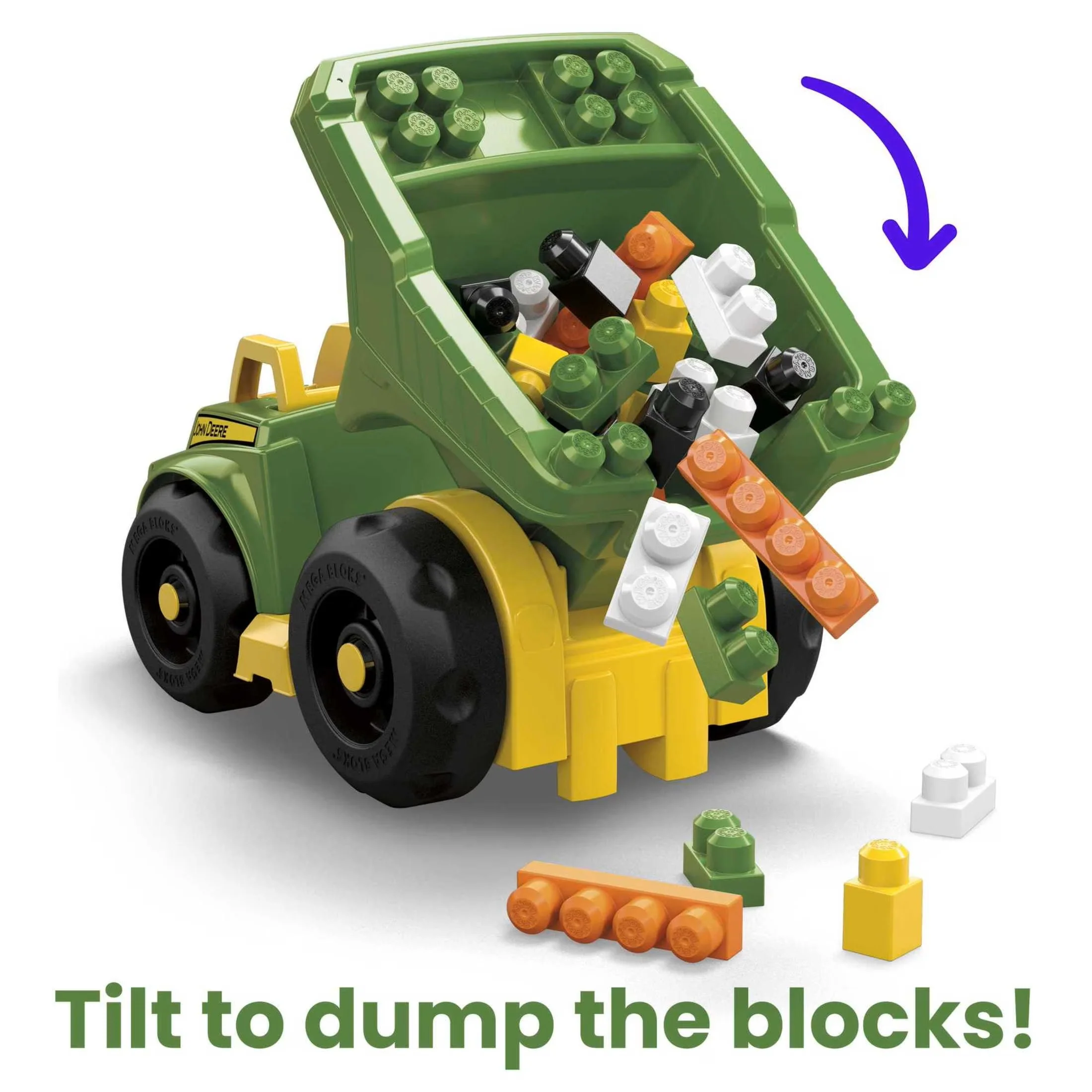 MEGA BLOKS John Deere Dump Truck DBL30 - Image 2