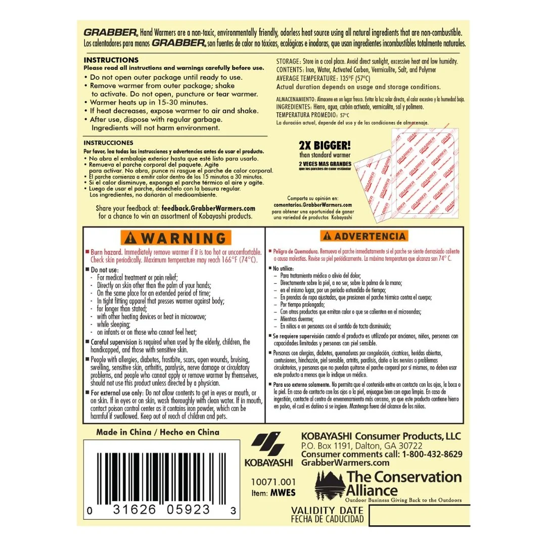 Mega Hand Warmer 1-Pack MWES - Image 2