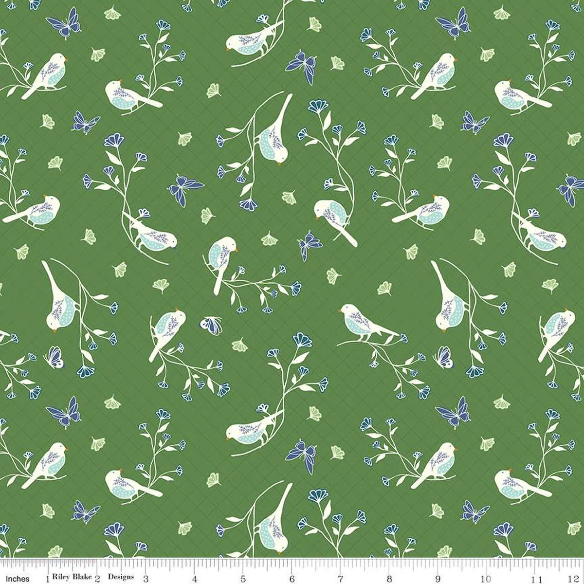 Melody Collection Birds Cotton Fabric C15141