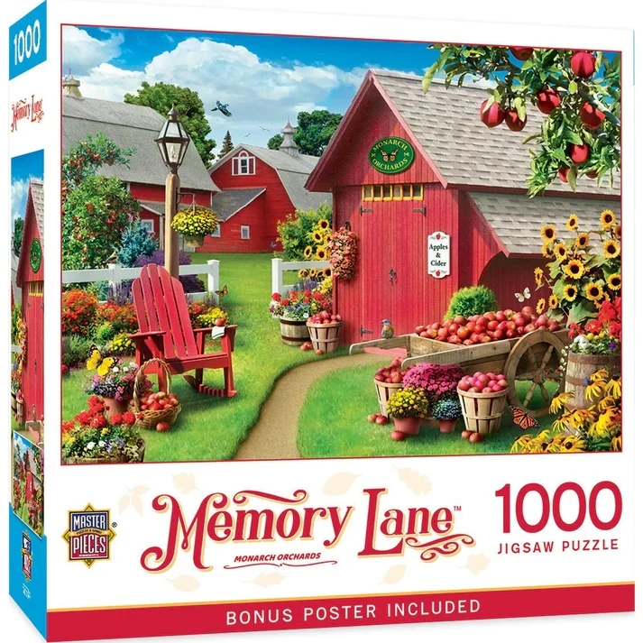 Memory Lane - Monarch Orchards 1000 Piece Jigsaw Puzzle 72563