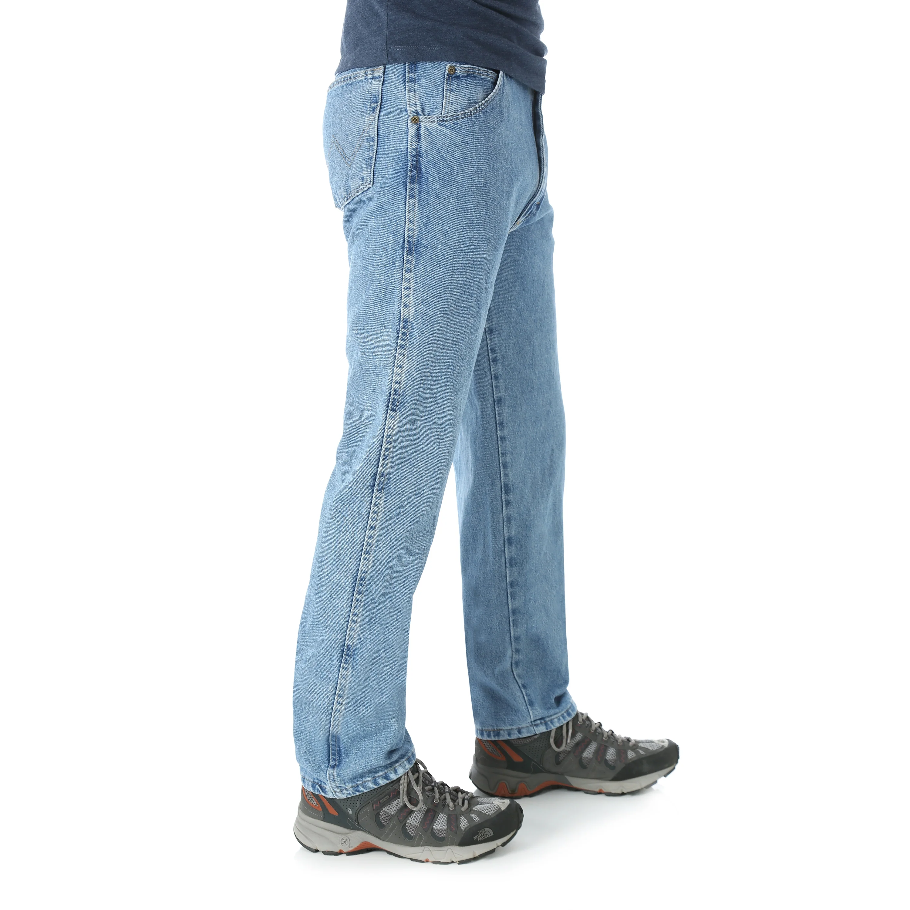 Men's Rugged Wear Classic Fit Jeans Stonewashed 39902RI - Image 3