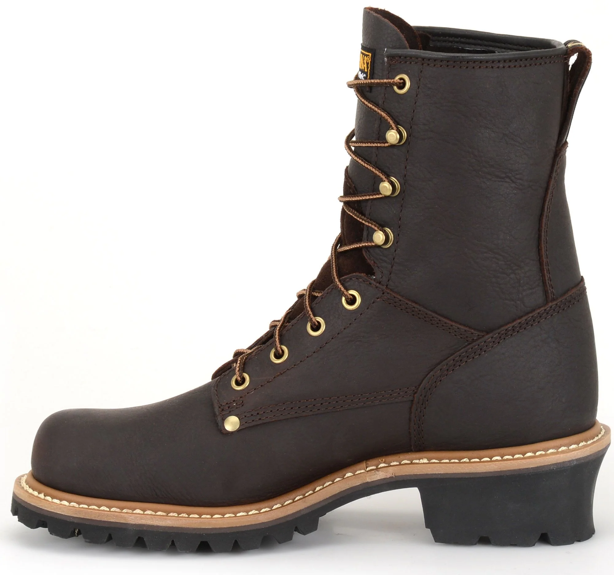Men's 8 inch Elm Logger Work Boots 821 - Image 2