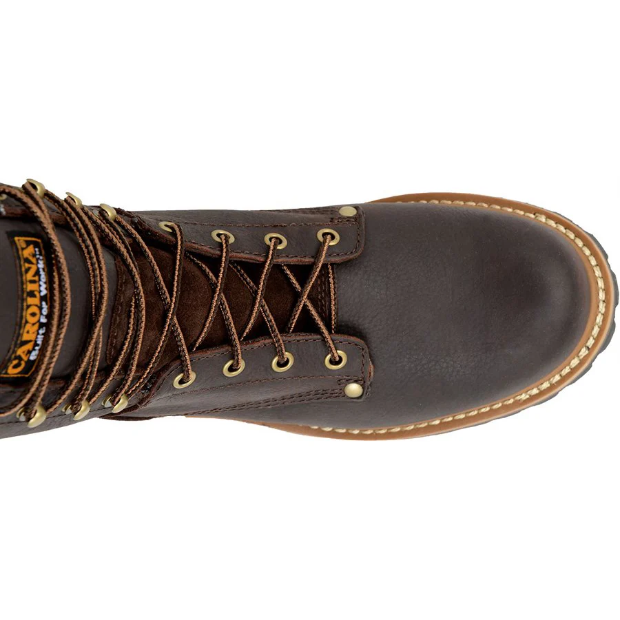 Men's 8 inch Elm Steel Toe Logger Work Boots 1821 - Image 5