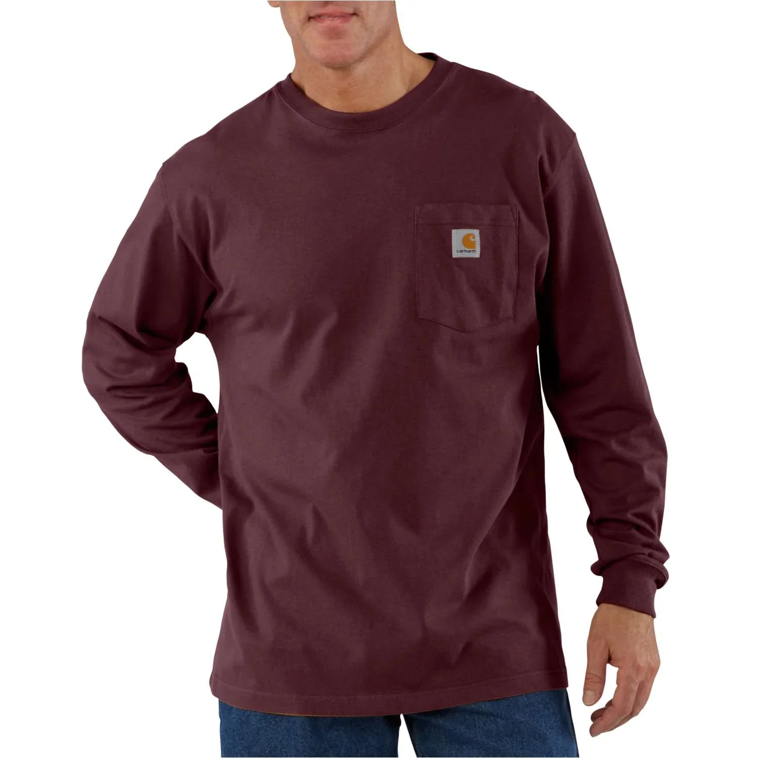 Men's Big and Tall Long-Sleeved T-Shirt K126 - Image 2