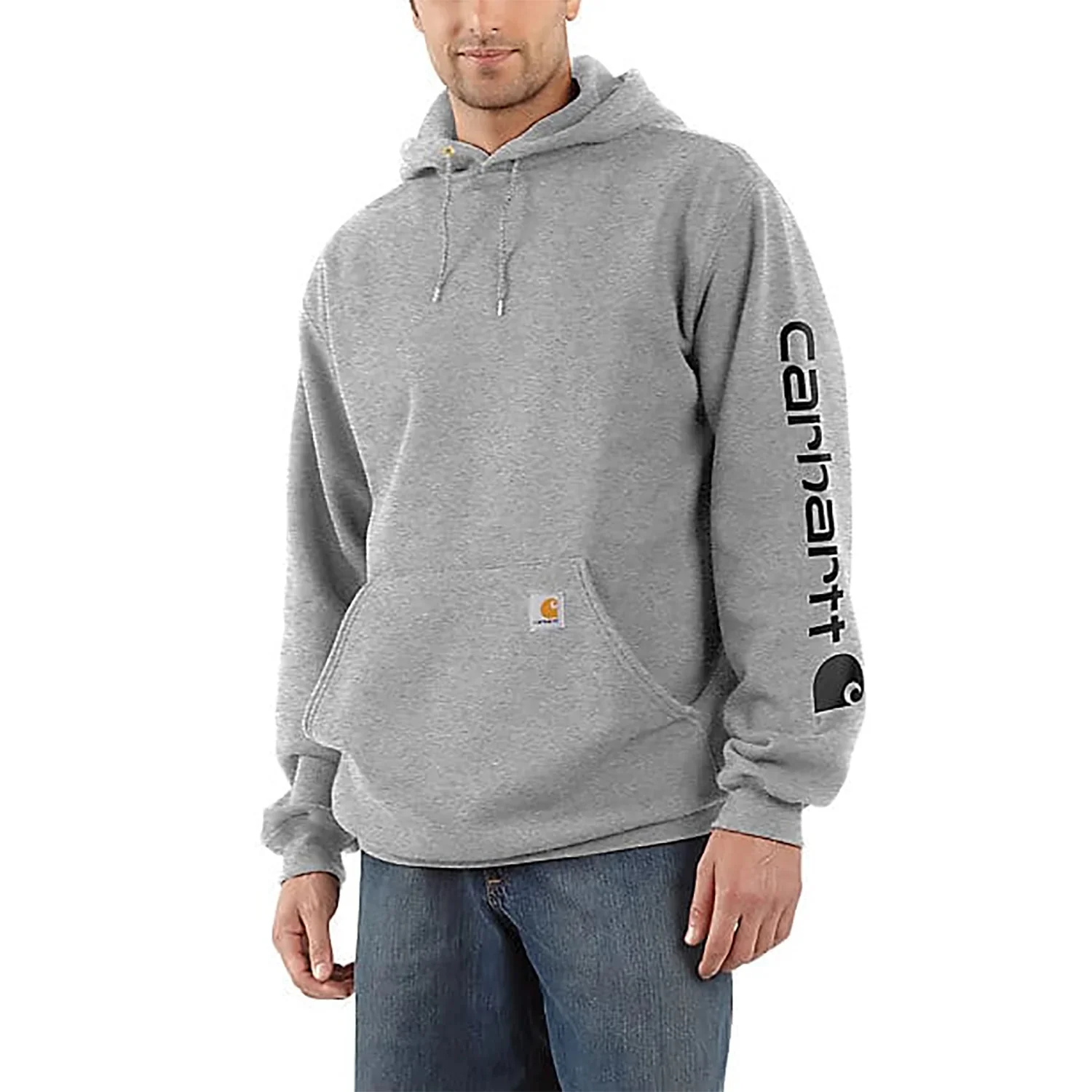 Men's Big and Tall Midweight Logo Hoodie K288 - Image 3